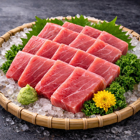 アイルランド産　天然本鮪　不定形柵中トロ1kg